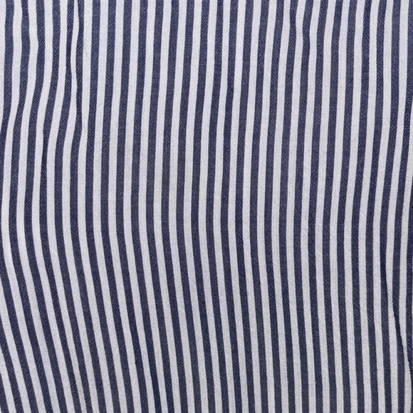 Como Vintage Navy and White Striped Blouse - Picture 3 of 3